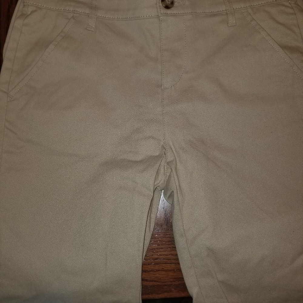 2 pair of old navy khaki uniform shorts